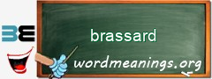 WordMeaning blackboard for brassard